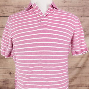 DANIEL CREMIEUX COLLECTION LIGHT RED SHORT SLEEVE POLO SHIRT MENS SIZE M MEDIUM